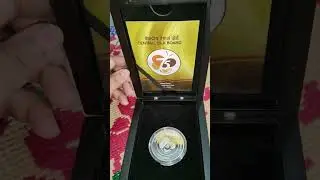 Central silk Board given silver coin on it's 75 th foundation day 🪙#reelshorts