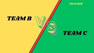 HMT Group 9th Futsal League Week 14 // Team B vs Tam C// First Half