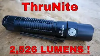 ThruNite TT20 2526 Lumen Tactical Flashlight. This Flashlight is bright ! #THRUNITE