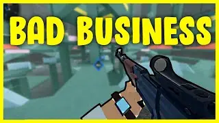 DESTROYING PEOPLE WITH THE STARTER WEAPON | Playing Bad Business For The First Time |