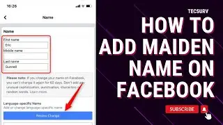 How to Add Maiden Name on Facebook | Step-by-Step Guide (2024)