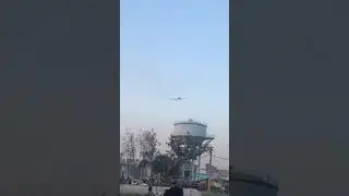 Plane has a surprise landing!!!!! 👀🔥😏
