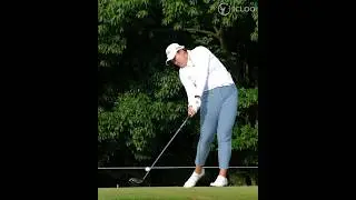 This is the driver accuracy ranking No1 swing. She is Allisen Corpuz.