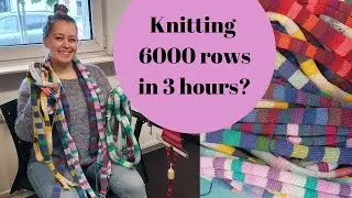 Knitting 6000 rows in 3 hours?