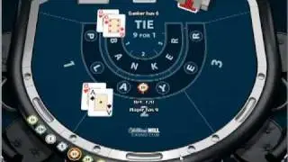 Baccarat at William Hill Casino