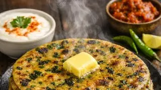 😋Perfect Palak masala paratha😋 పాలకూరతో ఇలా పరోట  చేయండి చాలా టేస్టీగా ఉంటుంది paratha recipe Telugu