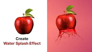 How to create water splash effect in photoshop#photoshoptutorial #photoshop #youtube