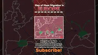 Mass Migration in Europe | Mapping #mapping #maps #immigration #migrationtrends @Honduranmapper