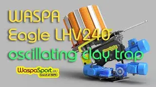 WASPA Eagle LHV240 Oscillating trap clay pigeon throwing machine