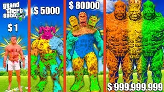 FRANKLIN Growing BIGGEST ALL FATHER BLACK HULK In GTA 5!