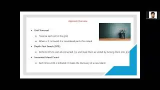 Finding the Number of Islands using Depth-First Search
