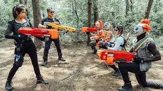 Фильмы LTT: Незабываемые Nerf Quest Silver Flash Nerf Guns Fight Crime Tiger Mask