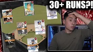30+ RUNS SCORED USING ALL PRESTIGE TEAM BUILD?! (MUST SEE!!) MLB The Show 20