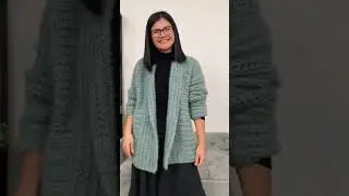 Очень простая схема вязания крючком кардигана - Бесплатная схема вязания крючком XS-XXL