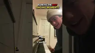 ranking the best SINGING moments