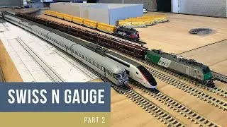 **PART 2** - N Gauge Swiss model railway layout / Schweizer modellbahn spur N