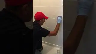 Shower Restoration - Grout Colour Sealing