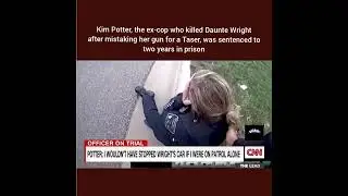 #KimPotter, the ex-cop who killed #DaunteWright was sentenced to two years in prison