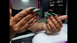 💚 Ojo de Gato (Cat Eye) Verde Esmeralda &ndash; U&ntilde;as en Tijuana | Chop Shop