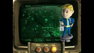 Fallout 3 Lockpick Bobblehead Location - Bethesda Ruins east entrance