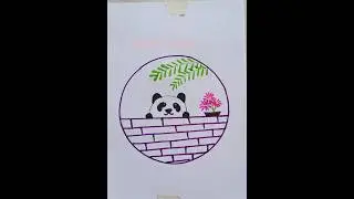 cute 🐼 panda drawingeasy।।#ytshorts #art #artscraft #drawing #smartartandcrafts