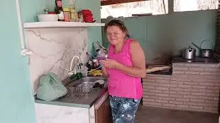 Dia pegado na roça e fizemos  a tampa da força só correria graças a Deus 