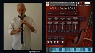 Robkoo R1 Wind Synthesizer and Jazz Violin & Viola sound library for Kontakt. VST strings plugin.