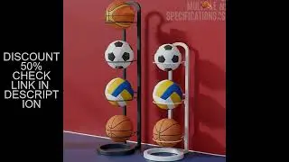 Indoor Children Basketball Storage Rack Put Ball Football Storage Basket Placed Rack Kindergarten Vo