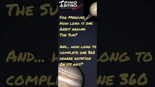 Space Trivia: Mercury's Orbital and Rotational Period #PinoAstro