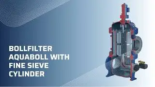 Automatic Self-Cleaning Water Filter: aquaBoll&reg; with Fine Sieve Cylinder