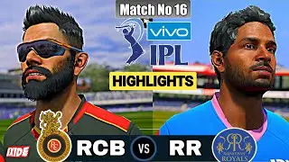RCB VS RR | Match No 16 | IPL 2021 Match Highlights | Hotstar Cricket| rcb vs rr ipl highlights 2021