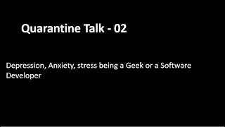 Quarantine Talk - 02 | Dealing with Loneliness and Isolation as a Geek