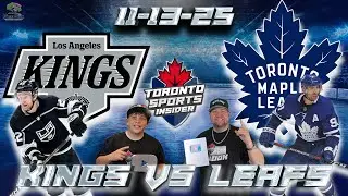11-13-25 LA Kings vs Toronto Maple Leafs | NHL Live Stream Reaction & Play-By-Play