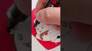 Drawing cute things #kawaii #doodle #youtubeshorts #shorts #red #art #sketch #fun #artdrawing