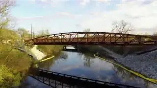 Chicago North Shore Channel Bike Trail and Bridge