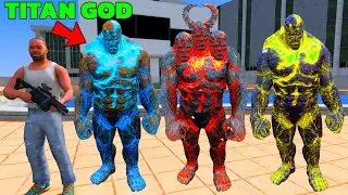 Stealing Every TITAN GOD SUIT in INDIA BIKES DRIVING 3D