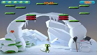 Геймплей Gecko Blaster PS2 HD (PCSX2 v1.7.0)