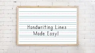 Handwriting Lines Made Easy