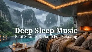 Soothing Piano Music with Soft Rain | Healing Music to Calm the Mind, Relax the Body, & Sleep Deeply