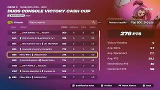 How we placed top 80 in the console victory cash cup (sold 3 wins).