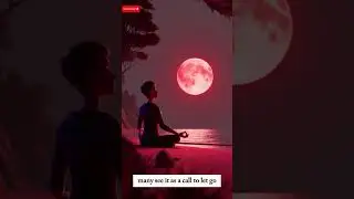 Unlocking the Spiritual Meaning of the Blood Moon 2024 #astrology #spiritualawakening #moonrituals