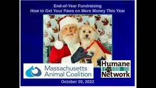 MAC Webinar Series - End of Year Fundraising: How to get your paws on more money this year