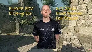 How Elige Carried CoL vs OG on Ancient Blast Premier Fall Group 2024