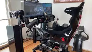 DOFReality H3: Sparco Circuit 2 mounted on H3 sim rig