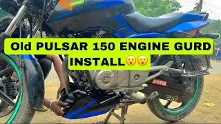 HOW TO INSTALL ENGINE GUARD PULSAR 150 || OLD PULSAR ENGINE GURD INSTALL || 😮😮