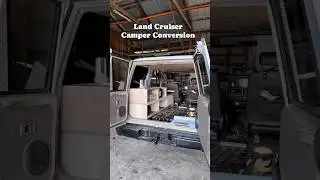 #tinycamper #landcruiser #toyota  #woodworking  #diy #truckcamper #campervan