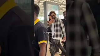 #stylishstaralluarjun Aka #pushparaj papped at #hydrabadairport #mobilephotography52 #alluarjun
