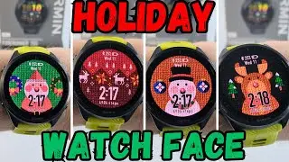 How to Install Holiday Watch Face on Garmin - Forerunner, Fenix, Venu, Vivoactive