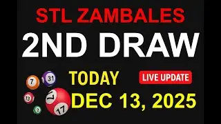 STL ZAMBALES 2ND DRAW - DEC 13, 2025 Results (LIVE UPDATE)