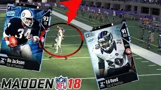 BO JACKSON CB LURKING! AND ROLB ED REED! |  MADDEN 18 ULTIMATE TEAM